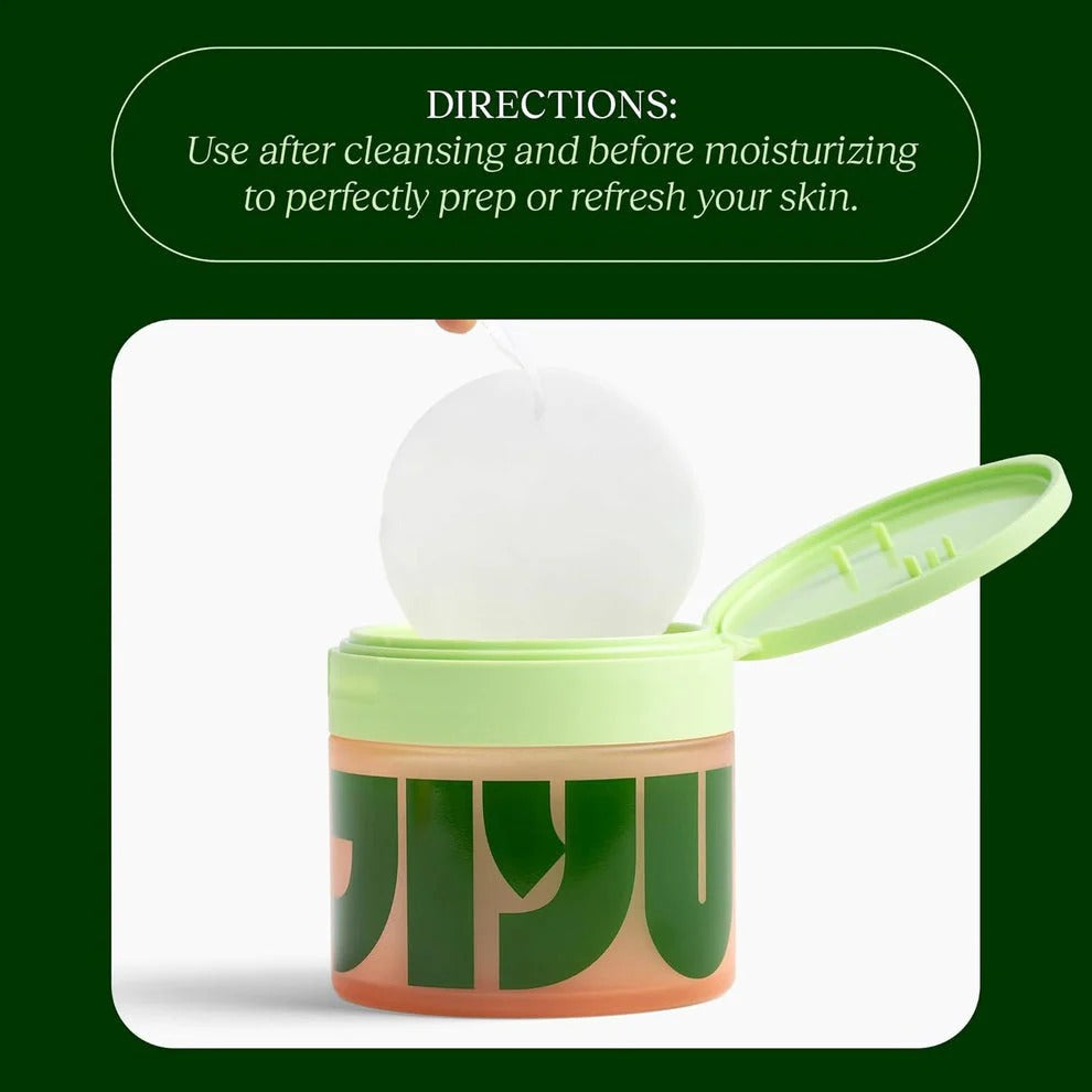 JiYu NAD+ Hydrating Face Moisturizer & Toning Polish Pads